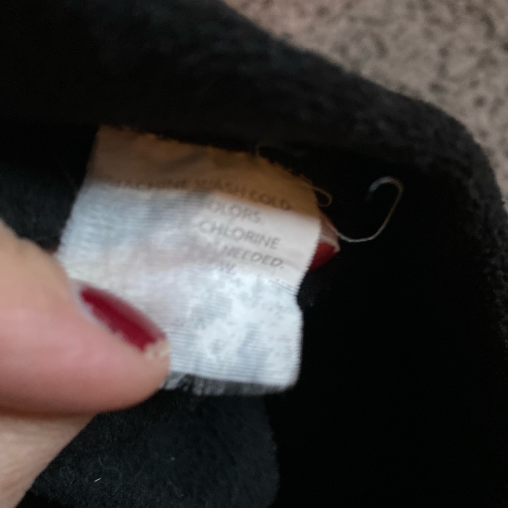 Black Drawstring Hoodie - Picture 4 of 6